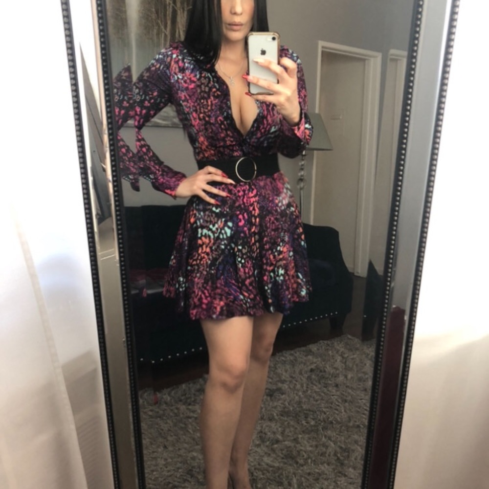 Bebe “lose myself” dress